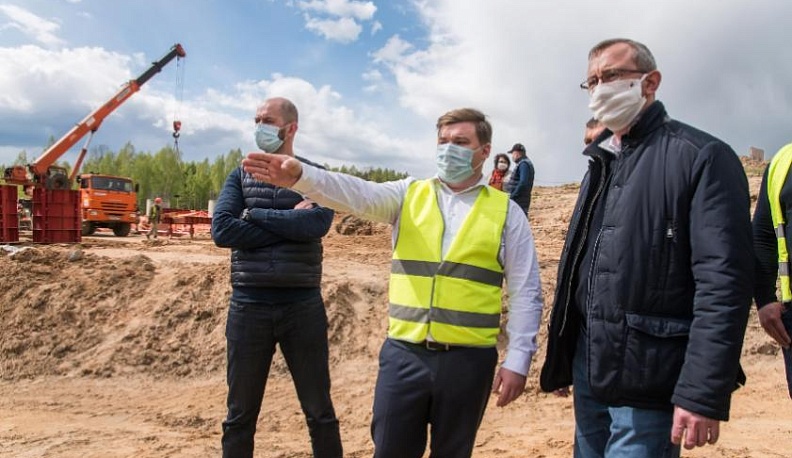 Северный обход Калуги начали асфальтировать