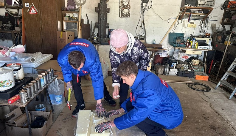 В Калужской области «Первые» помогают фронту