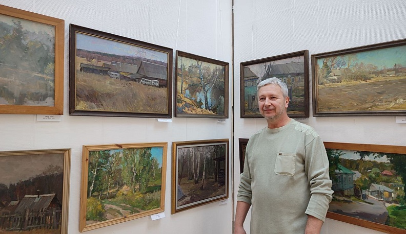 В Калуге презентовали выставку живописи Сергея Золотарёва
