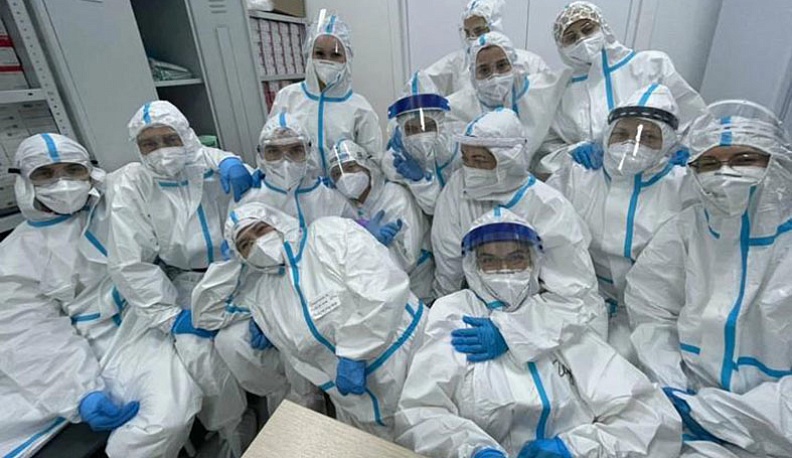 В ковидном госпитале