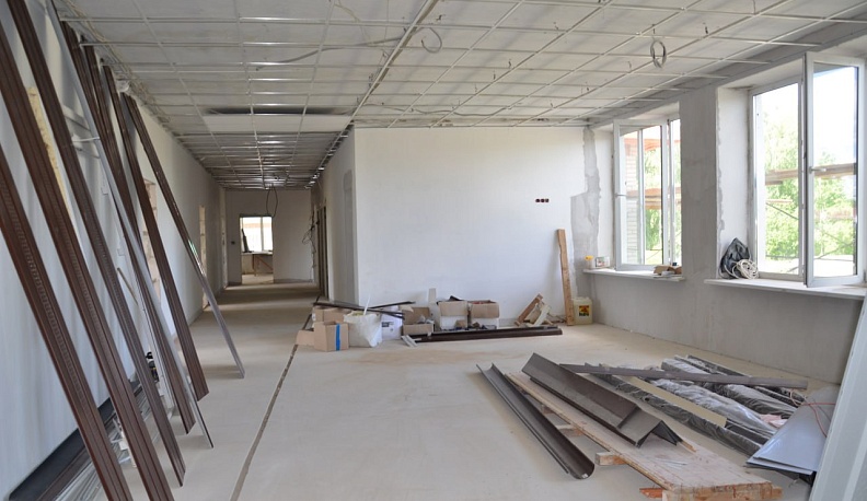 В сельской школе Медынского района проводится капитальный ремонт