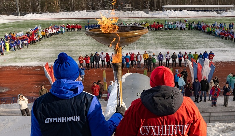 В Калуге проходят зимние сельские игры