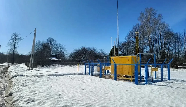 В Юхновском округе закончено строительство газопровода до Пушкино