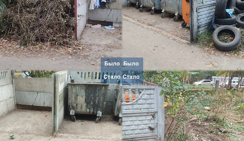 За неделю в Калуге убрали более 70 контейнерных площадок