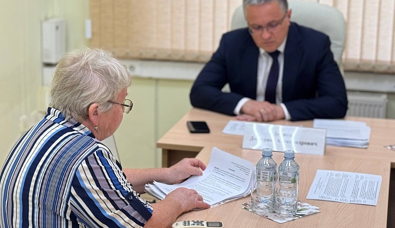 Дмитрий Денисов провел личный прием граждан