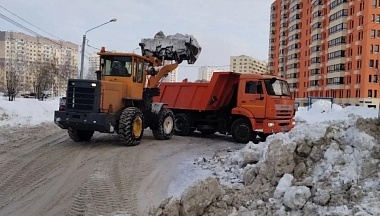 За сутки из Калуги вывезли более 10 тысяч кубометров снега