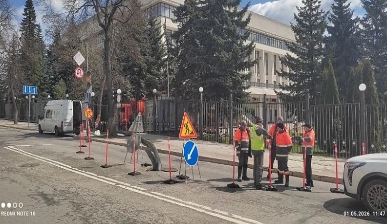 В Калуге на улице Набережной досрочно ремонтируют почти полкилометра коллектора