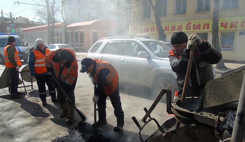 В Калуге от ям избавятся с помощью инфракрасного излучения