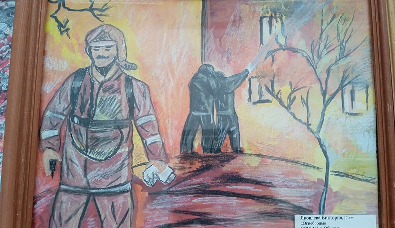 Дети Калужской области посвятили рисунки работе пожарных