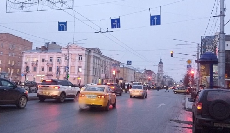 На главной улице Калуги изменилась организация движения