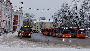 Общественный транспорт в Калуге работает с перебоями из-за погоды