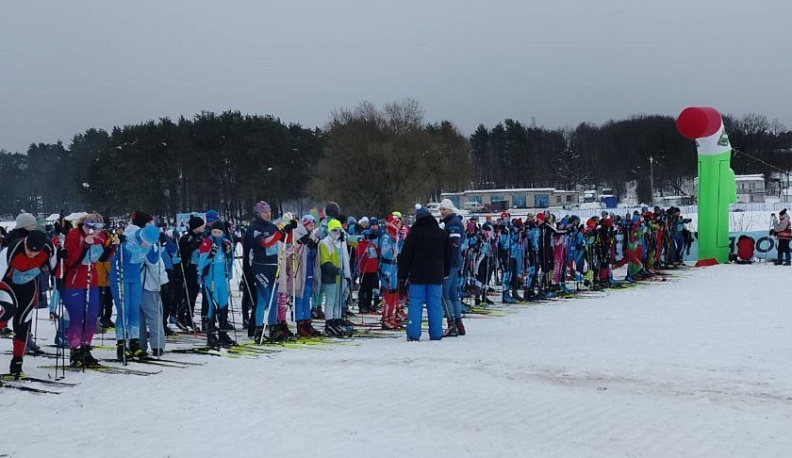 Четыре тысячи калужан пробежали «Лыжню России»