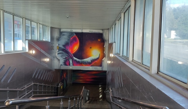 В Калуге вычислили вандалов, изрисовавших обновленный подземный переход