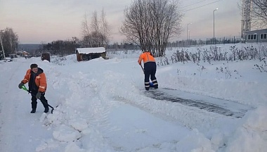 В Калуге почти 70 предпринимателей получили предупреждения за неубранный снег