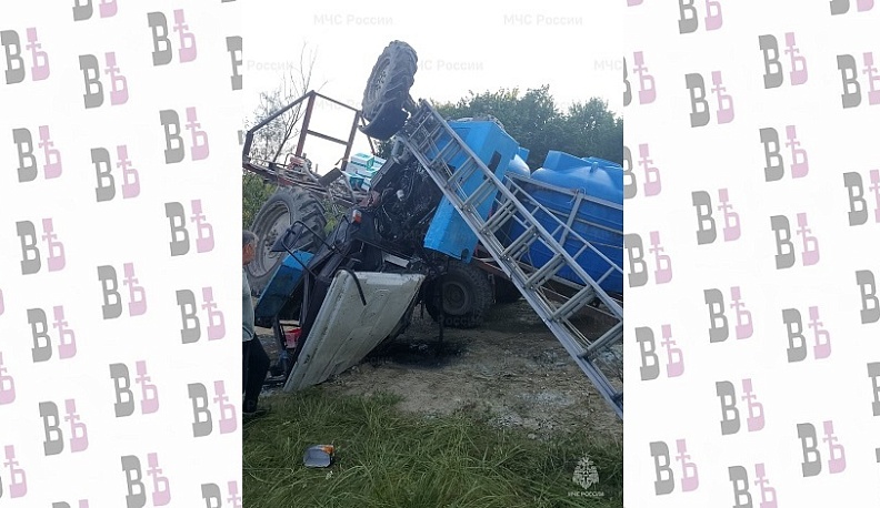В Калужской области несколько человек пострадали в ДТП с трактором