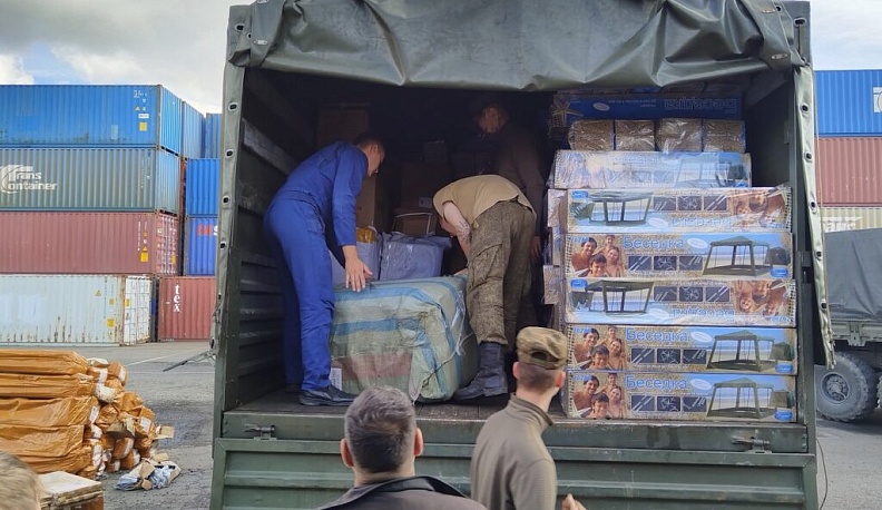 Семь тонн конфиската передали бойцам СВО из Калужской области