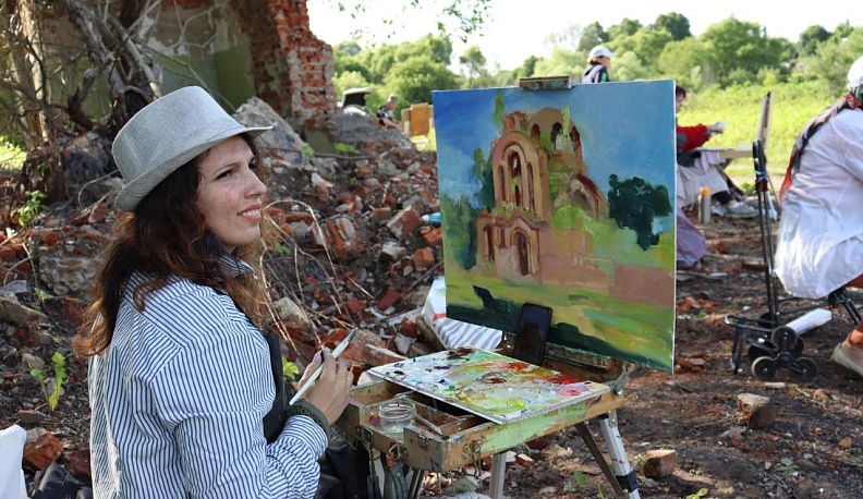 В Людинове художники России собрались на пленэр «Калужская палитра»