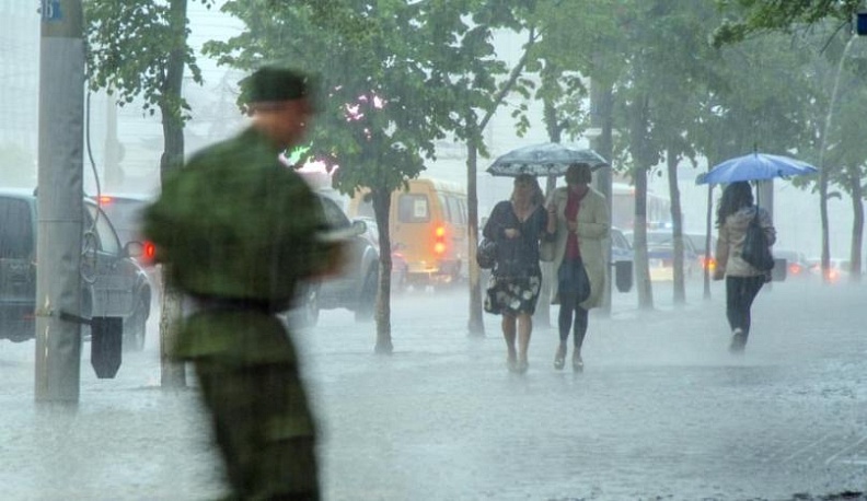 МЧС предупредило о грозе и сильном ветре