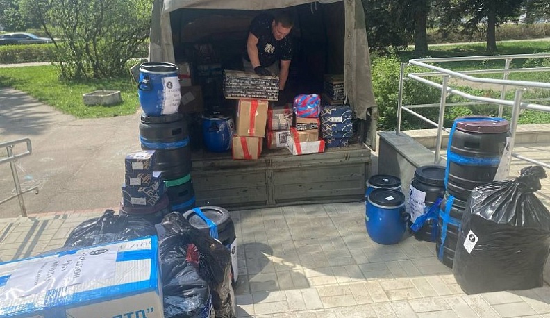 Жители Обнинска отправили очередной гуманитарный груз в зону СВО