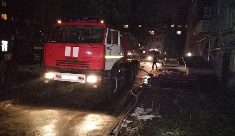 В Людинове сгорела квартира