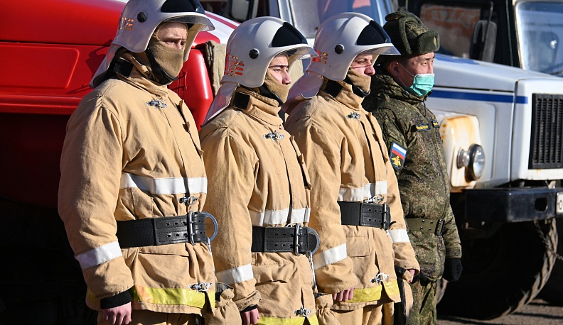 В Малоярославецком районе прошёл смотр пожарно-спасательной техники