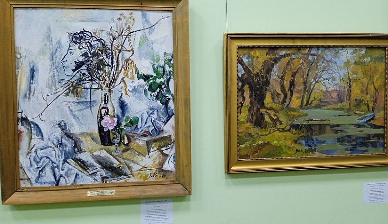 В Калуге представили выставку к юбилею А. С. Пушкина из собрания тульского музея изобразительный искусств