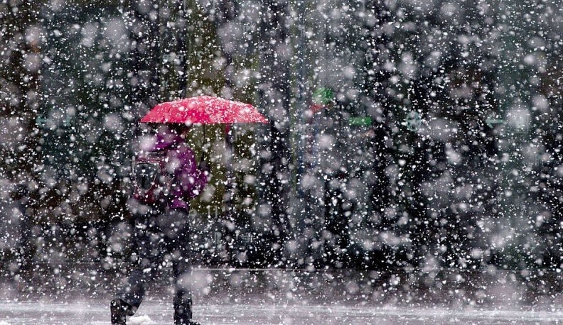На Калужскую область надвигается мощнейший мокрый снегопад
