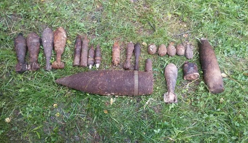 В Калужской области обезврежены 20 боеприпасов времен войны