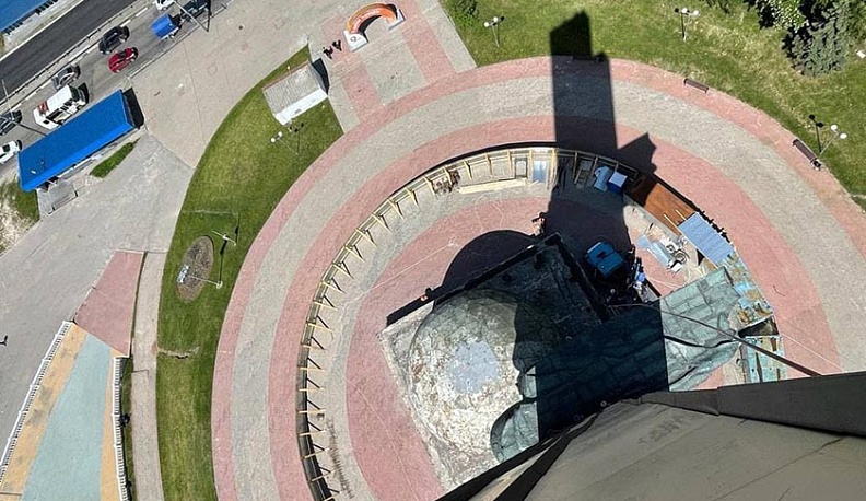 Калужский «шарик» чистят спецсредствами