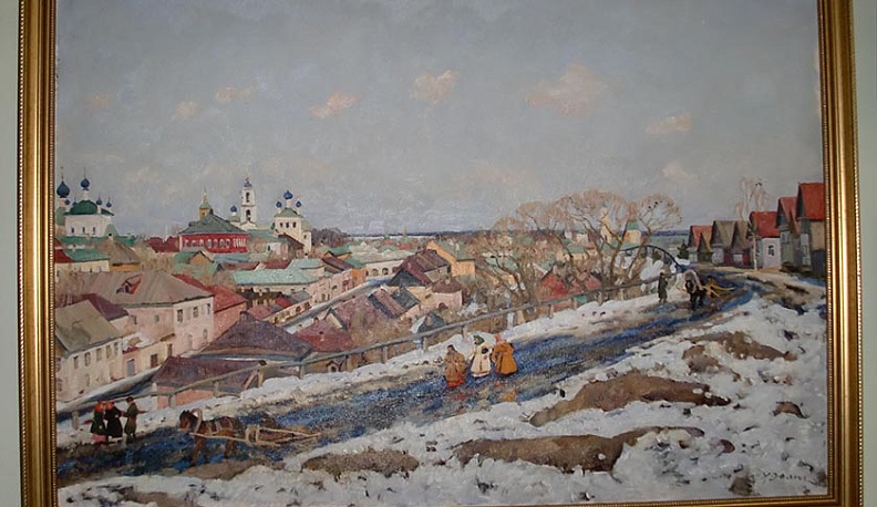 В художественном музее Калуги выставили городской пейзаж Юона