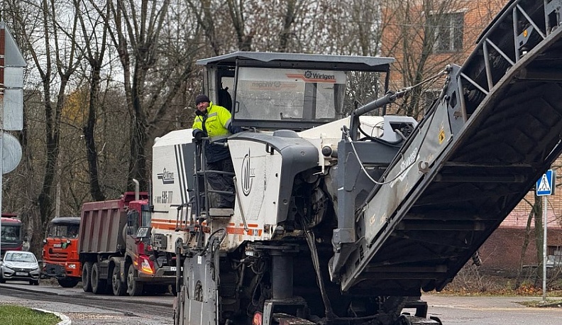 В Калуге начался ремонт дороги на улице Чижевского