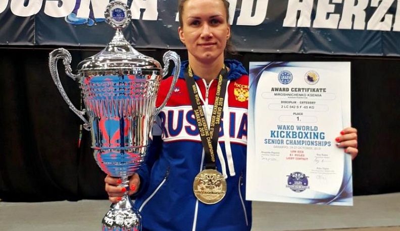 Ксения Мирошниченко во второй раз признана спортсменкой месяца