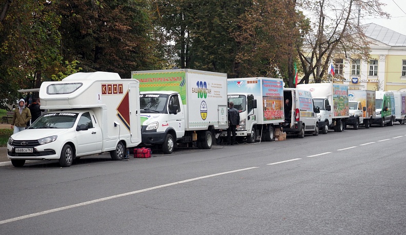 В Калужской области проходит пробег автолавок 