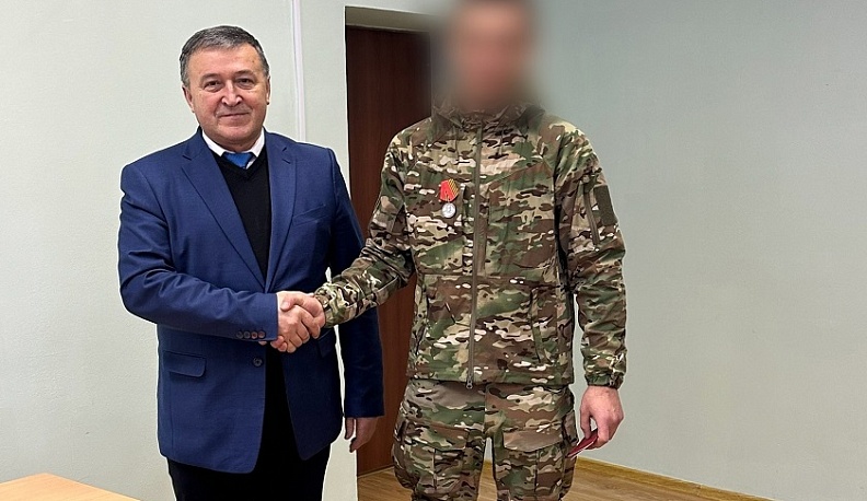 Участник СВО из Кременок награжден медалью Жукова 