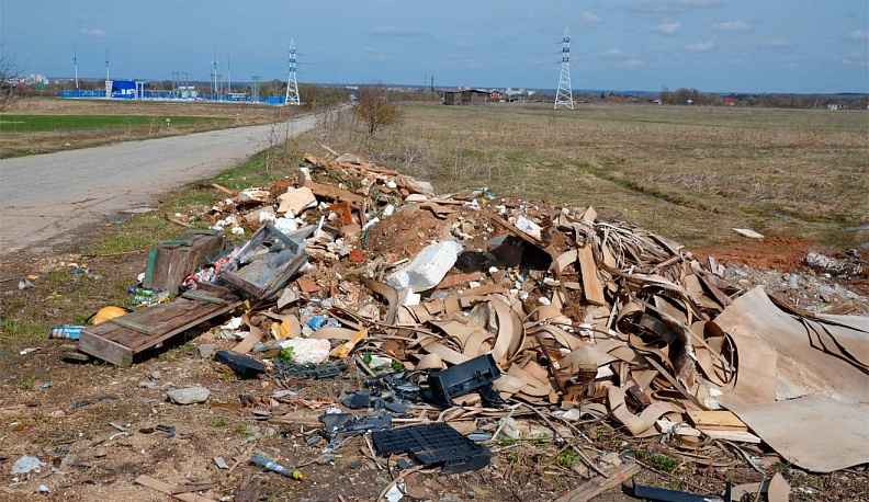 Снег сошёл,  остался мусор