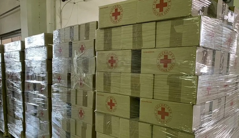 Сухиничские медики передали гуманитарную помощь в областной Красный Крест