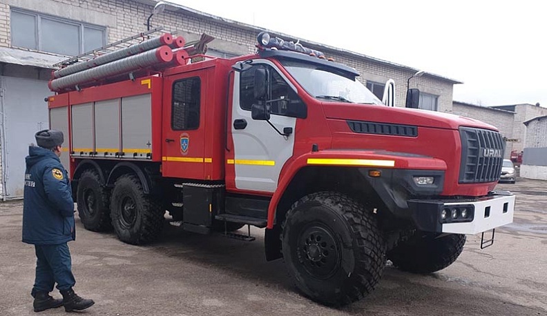 Боровская пожарная часть пополнилась новым «Уралом»