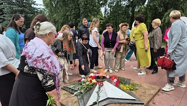 В Перемышле прошёл митинг в День памяти и скорби