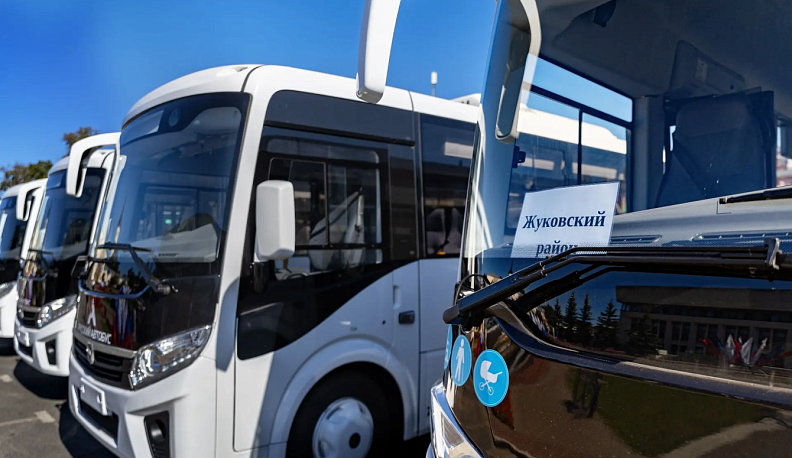 Шесть районов Калужской области получили новые автобусы