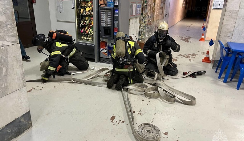 В Городском досуговом центре Калуги прошло пожарно-тактическое учение