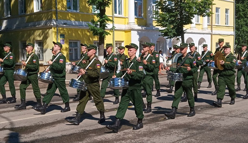 В Козельске отметили день Парада Победы