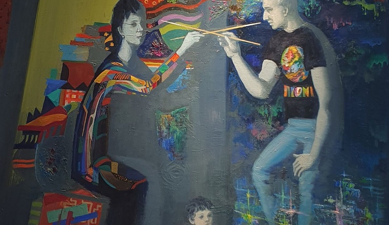 В Тарусе открылась юбилейная выставка Юрия Мачерета