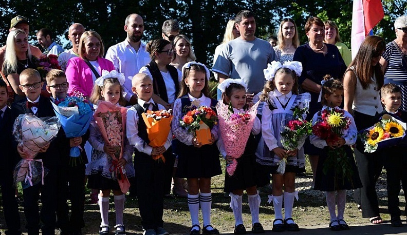 158 юных курян начали учебный год в школах Малоярославецкого района 