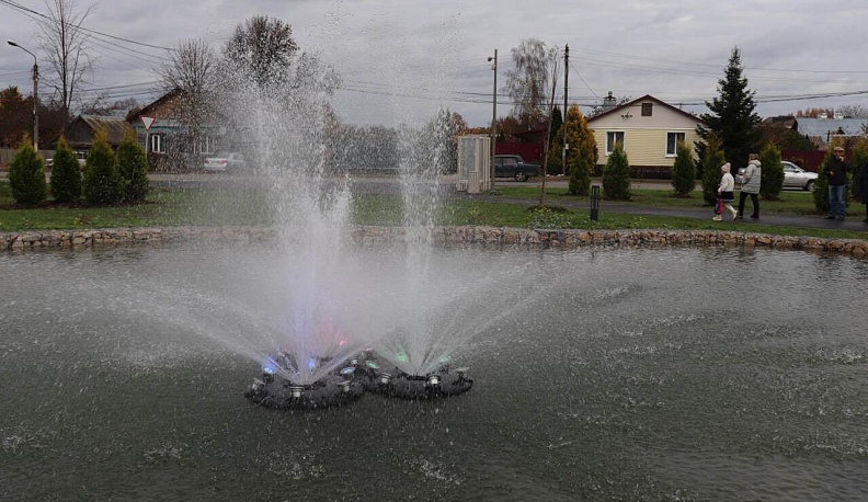 В Мещовске открыли «Гуляй-парк», построенный по нацпроекту