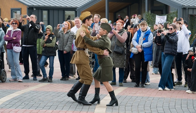 В Малоярославце для жителей организовали ретро-площадку