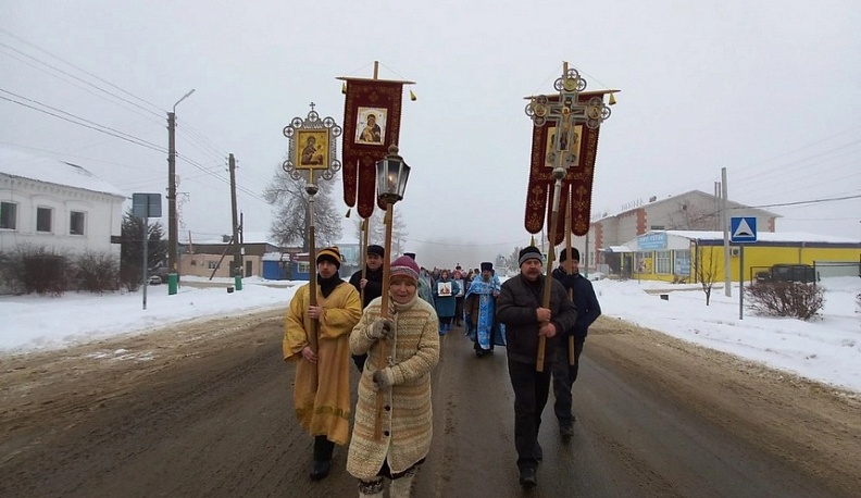 Крестный ход состоялся в Ульянове Калужской области