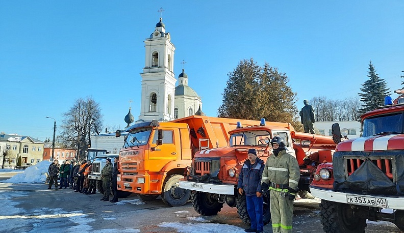 В Тарусском районе проверили готовность к пожароопасному периоду
