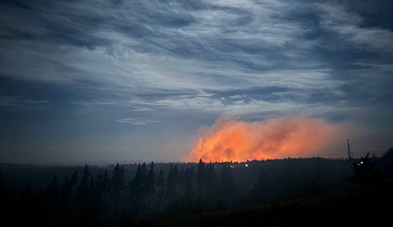 Бригада калужских пожарных оказывала помощь в тушении природных возгораний в ЛНР