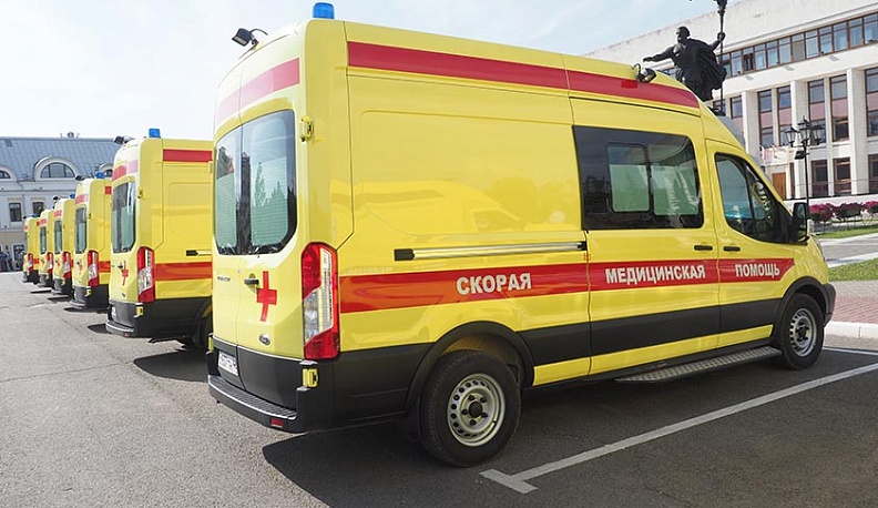 В Калужскую область приехали 10 новых реанимобилей 