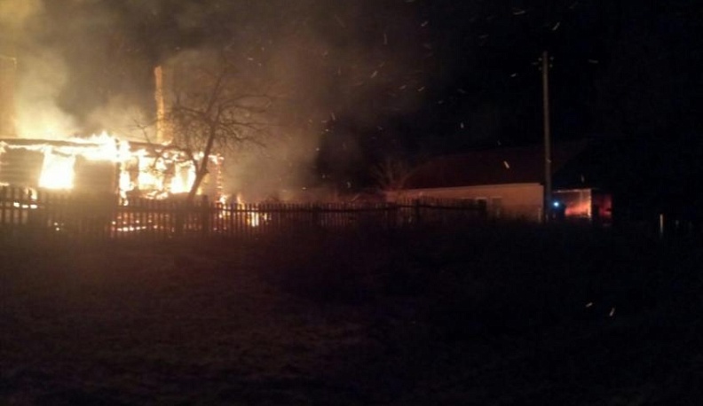 В Калужской области горят дачи  